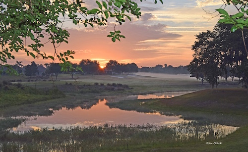 Sunrise over Briar Meadow in The Villages