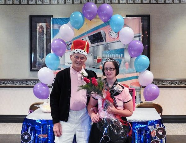 The Senior Prom King Leo Larochelle and Queen Jessica Fitzpatrick 