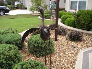 A Village of Buttonwood couple has until Wednesday to remove this decorative bird from their yard.