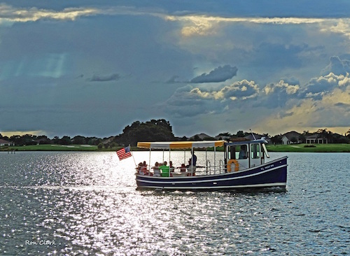 A sunset cruise across Lake Sumter in The Villages