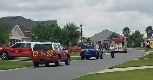 Emergency personnel were on the scene of a fire in the Village of Collier.