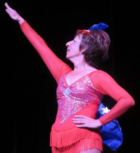 Mary Ann Dailey made her Evolution Dance debut Saturday and paid tribute to her late husband Joseph Dailey a Vietnam veteran.