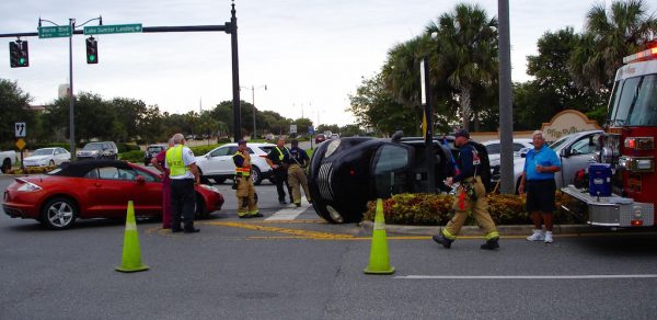 An accident at Morse Boulevard and County Road 466 occurred Wednesday morning.