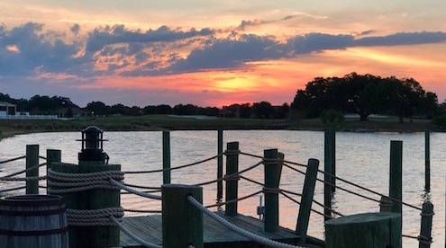 Carol Hannon snapped this sunset from Lake Sumter Landing