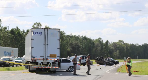 FHP troopers were at the scene of the crash.