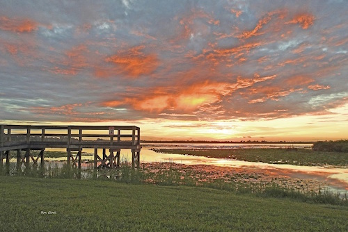 Sunrise at Lake Deaton in The Villages