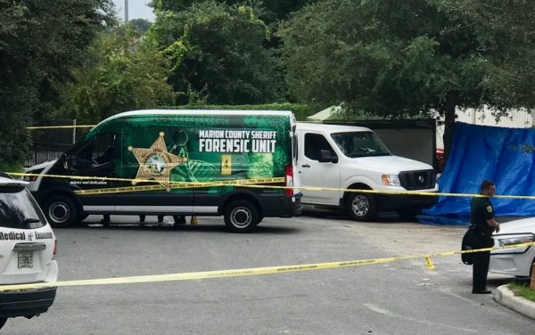 The Marion County Sheriff's Office was at the Dollar General store on Saturday morning,