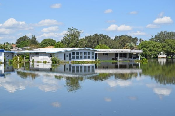 Homes on the Historic Side of The Villages are in high water after Hurricane Irma.