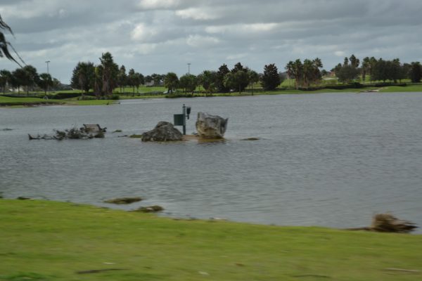 Turtle Mound Golf Course Flooded