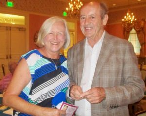 Mary Westcott with Billy Collins