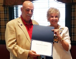 Mayor Jim Richards and Regent Sallie Kautz
