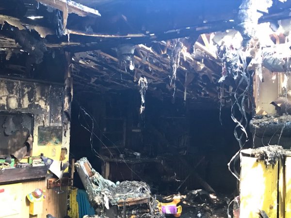 The Bakers lost their home in a fire after Hurricane Irma