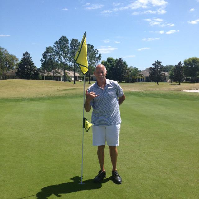 Mark Mishalanie Sr scores his first hole-in-one