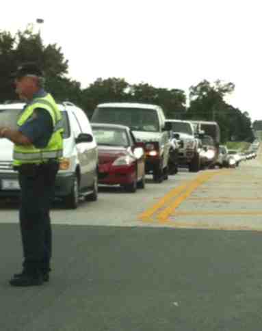 Congestion causes frustration twice daily on Rolling Acres Road