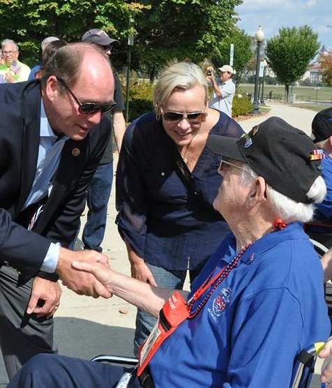 Congressmen from our area flock to greet members of Villages Honor Flight