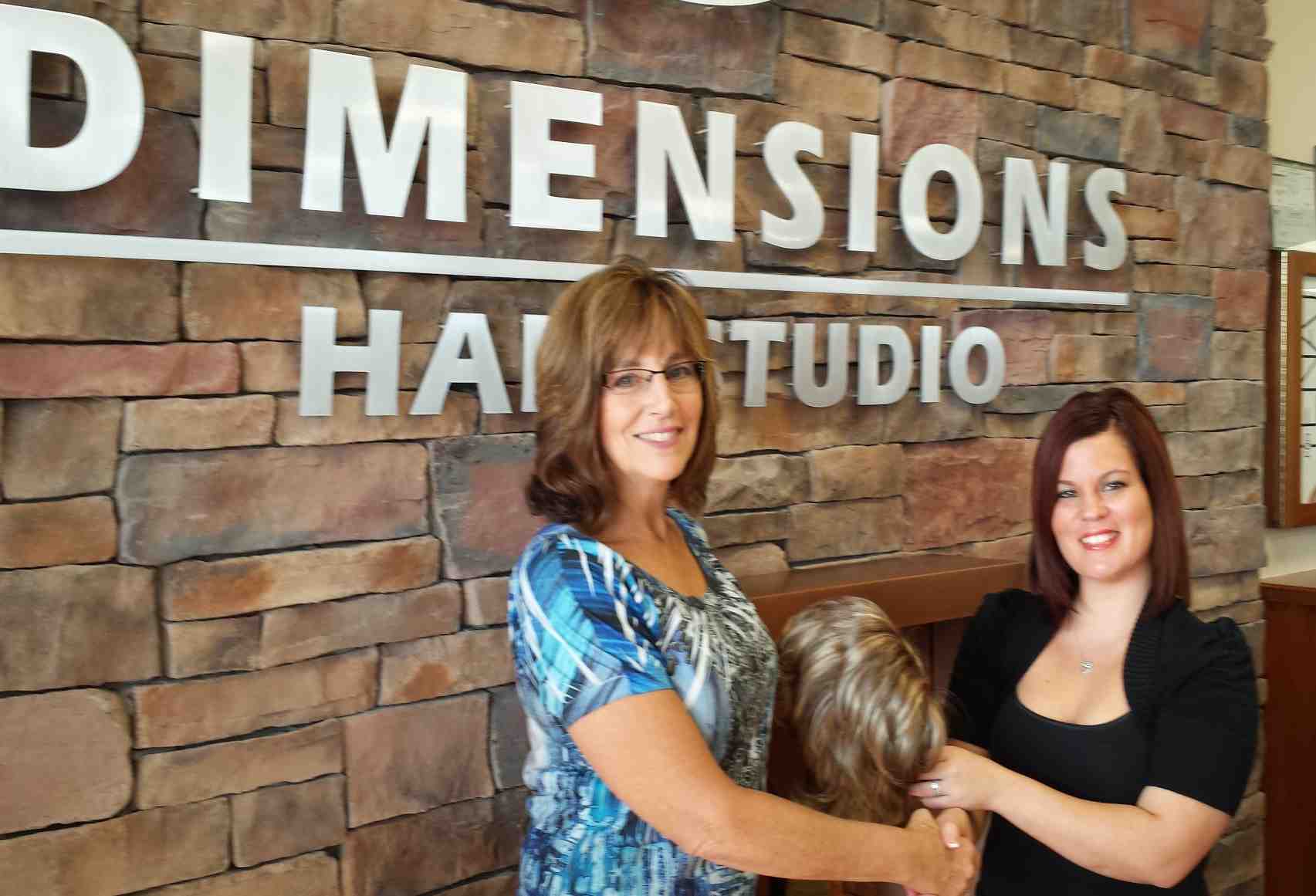 villages hair salons to trim and style wigs for cancer
