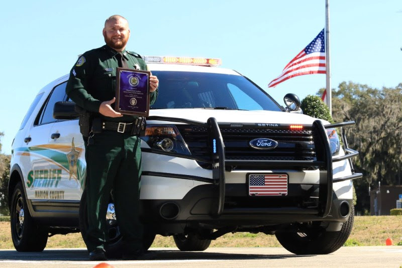 Marion County sheriff's deputy named Ocala Elks Lodge Officer of the