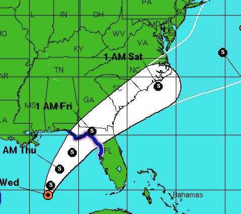 National Hurricane Center warns tropical storm will bring heavy rain ...