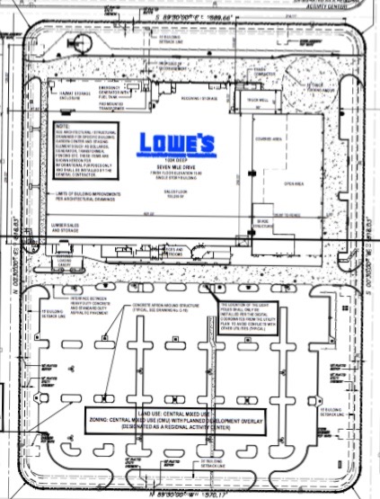 Lowes site plan