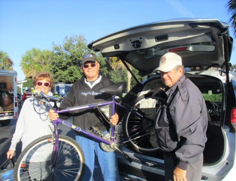 Villages bicycle clubs come together to refurbish donated bicycles for needy children