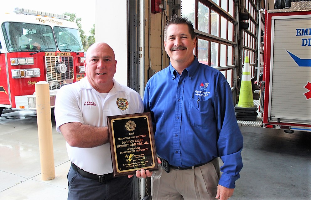 Villages fire training chief honored as Firefighter of the Year ...