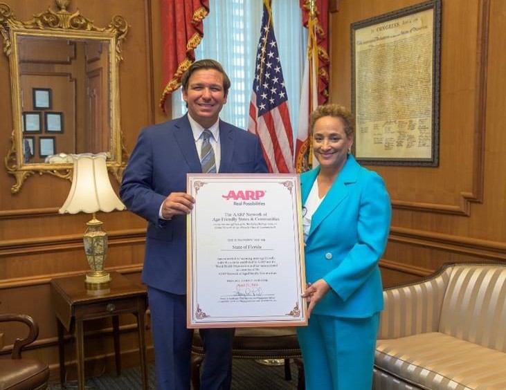 Governor and AARP announce Florida’s designation as age-friendly state