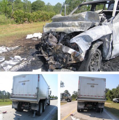 leesburg sweeper truck polk fiery slams