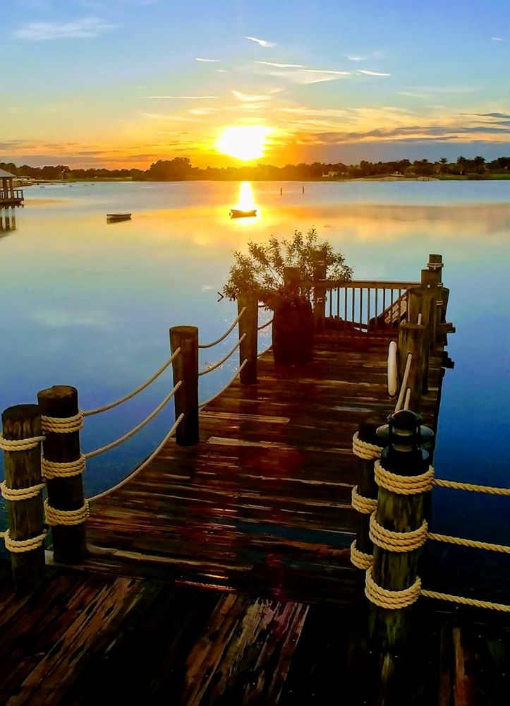 Beautiful skies captured over Lake Sumter Landing - Villages-News.com