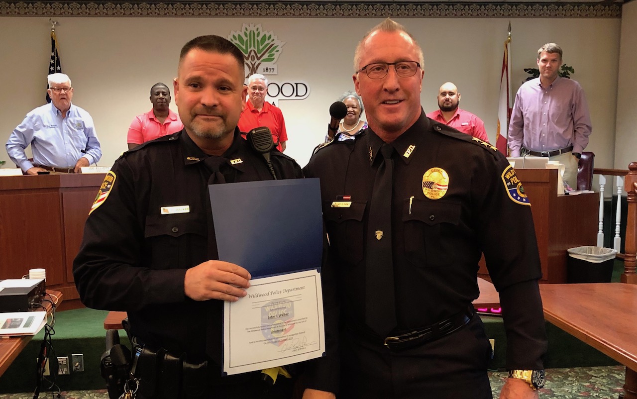 Wildwood police officer wins promotion to rank of lieutenant - Villages ...