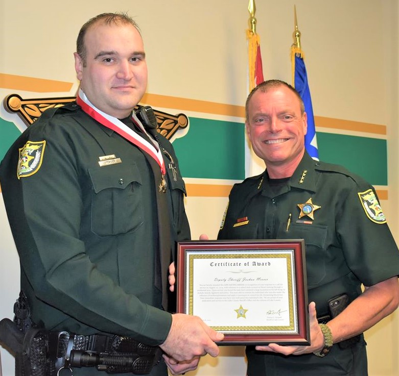 Lake County Sheriff Grinnell lauds deputy for life-saving measures on ...