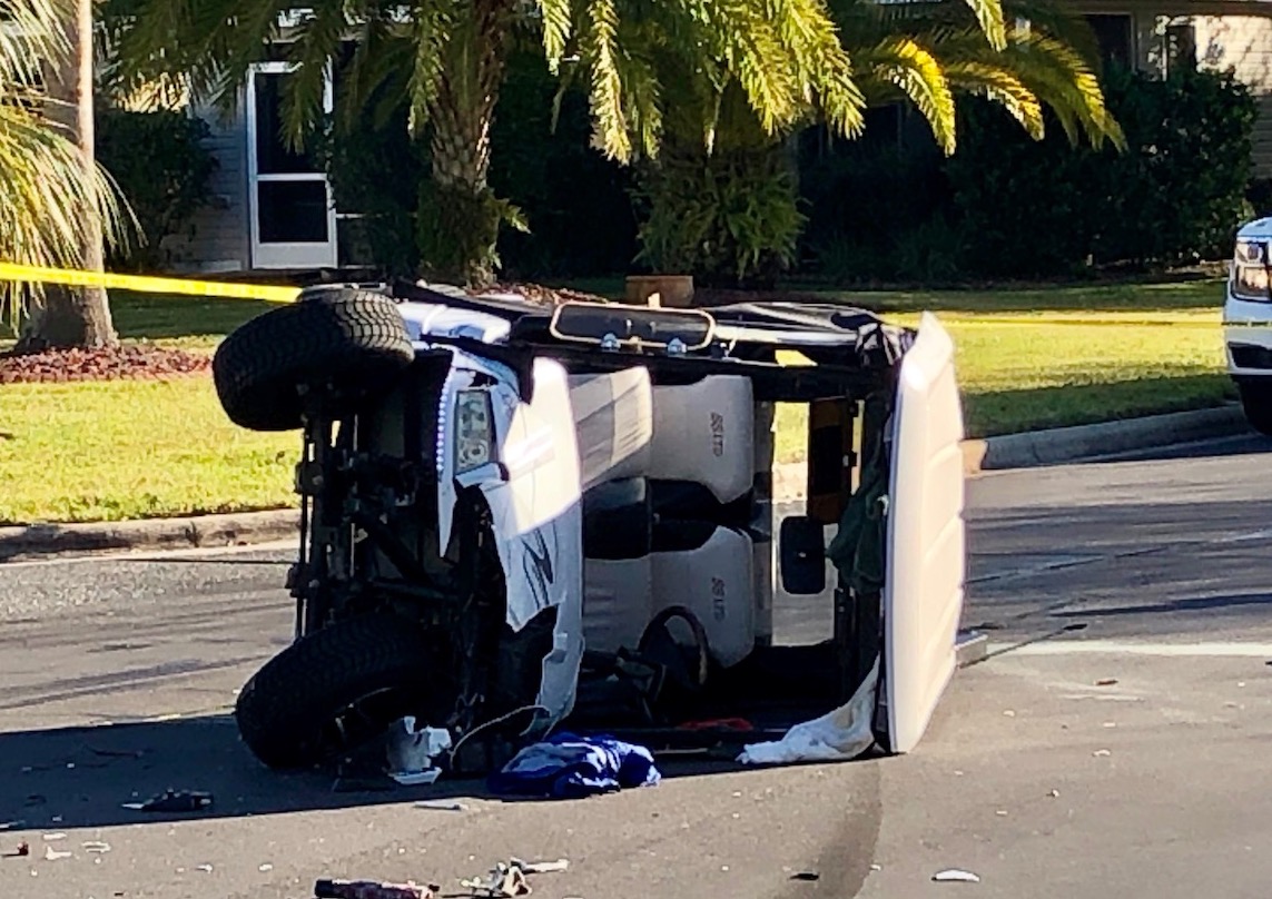 Golf cart driver airlifted from scene of serious crash in The Villages