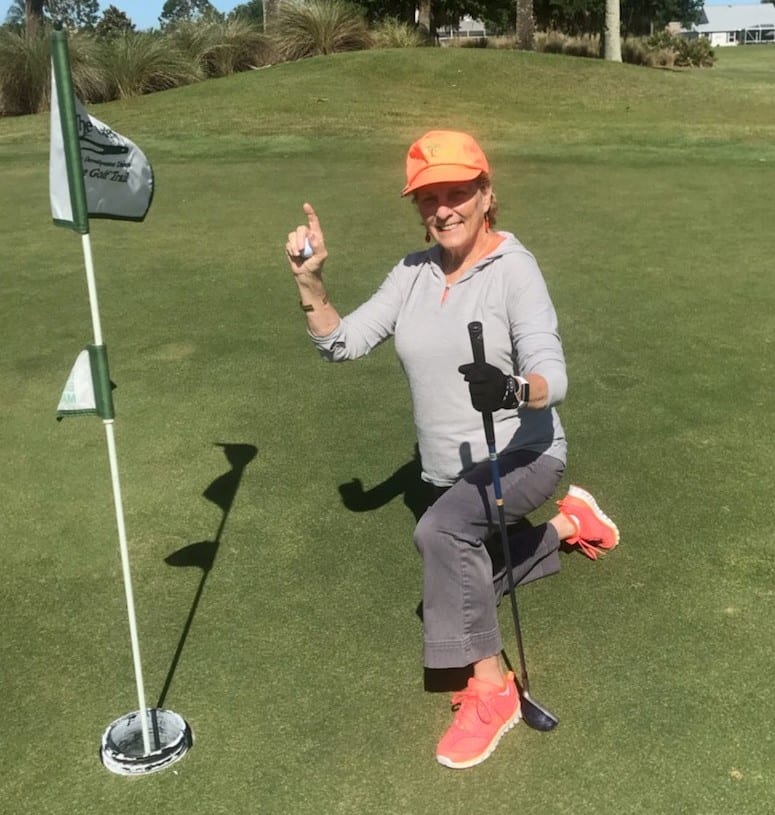 Villager gets first holeinone while golfing at El Santiago golf