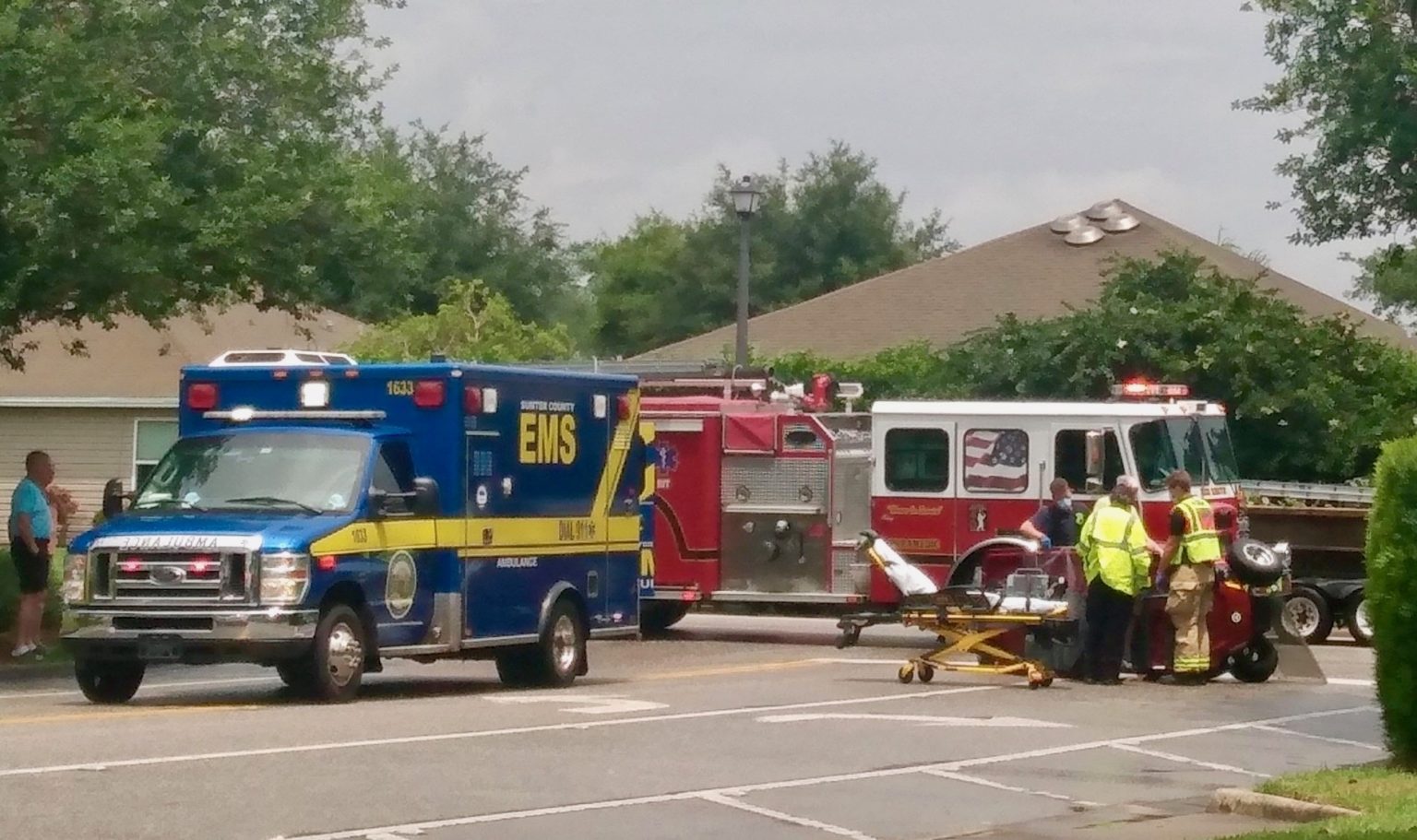 Two people injured in golf cart rollover crash in The Villages ...