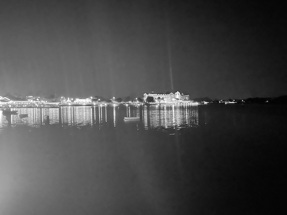 Lake Sumter Landing In Black And White