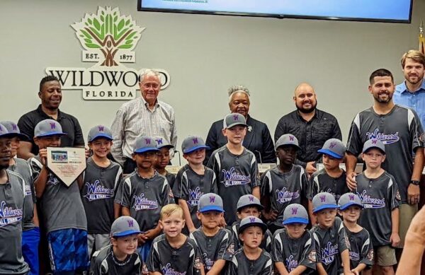 Wildwood Little League baseball players were honored Monday by the Wildwood City Commissoin