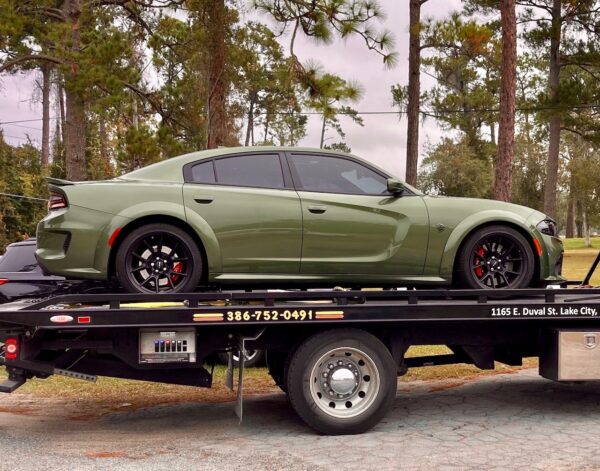 This Dodge HellCat fled law enforcement at a speed of up to 160 miles per hour.