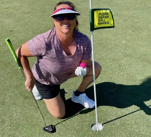 Kerry Doll of the Village of Richmond got her first hole in one