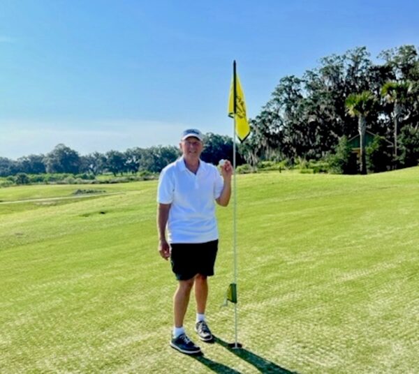 Dave Delaquila got a hole in one at the Marsh View