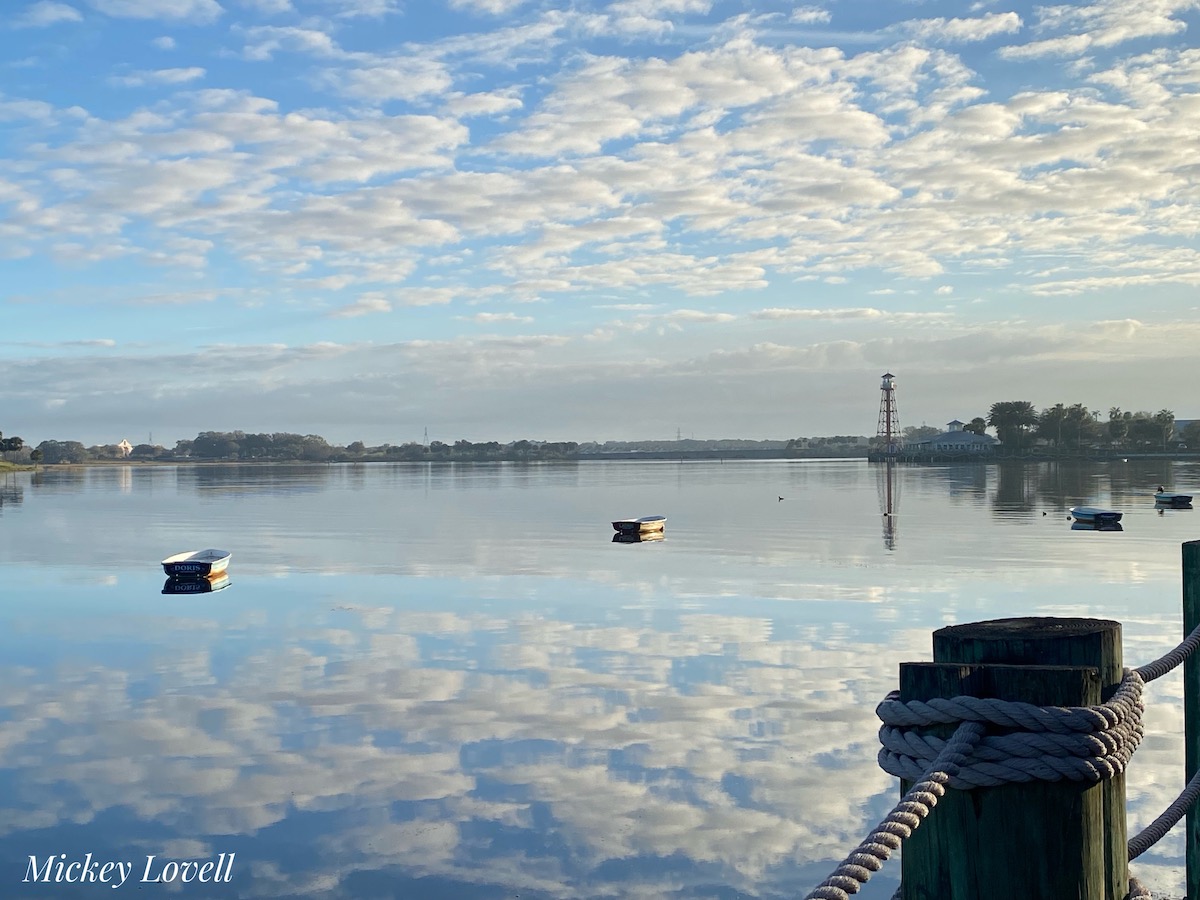 Early morning clouds at Lake Sumter