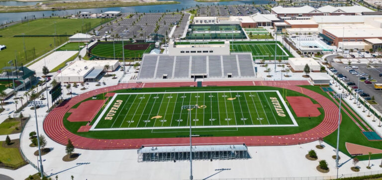 The Villages High School football stadium at Middleton