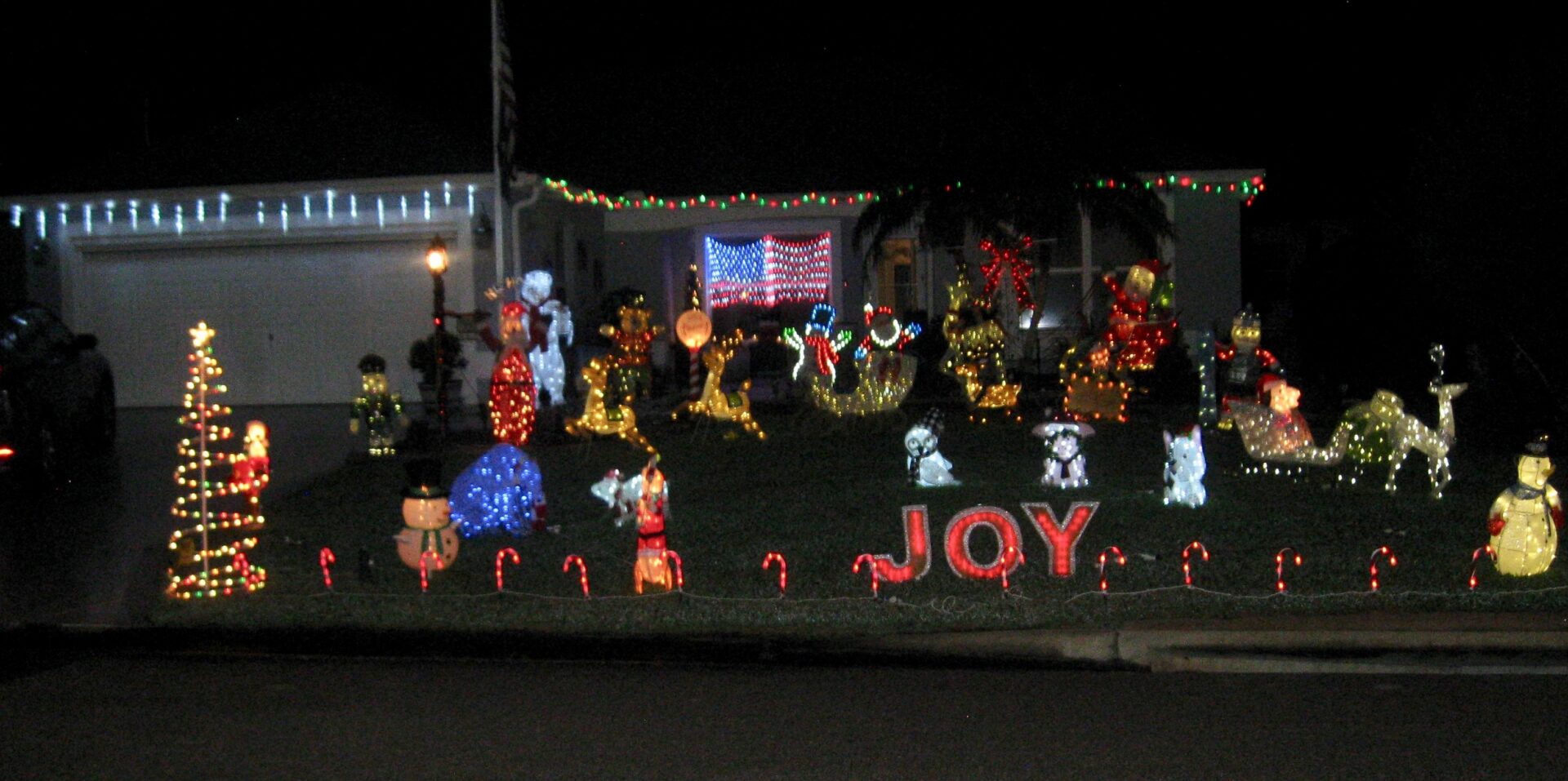 Holiday lights burning bright in the Village of Chatham