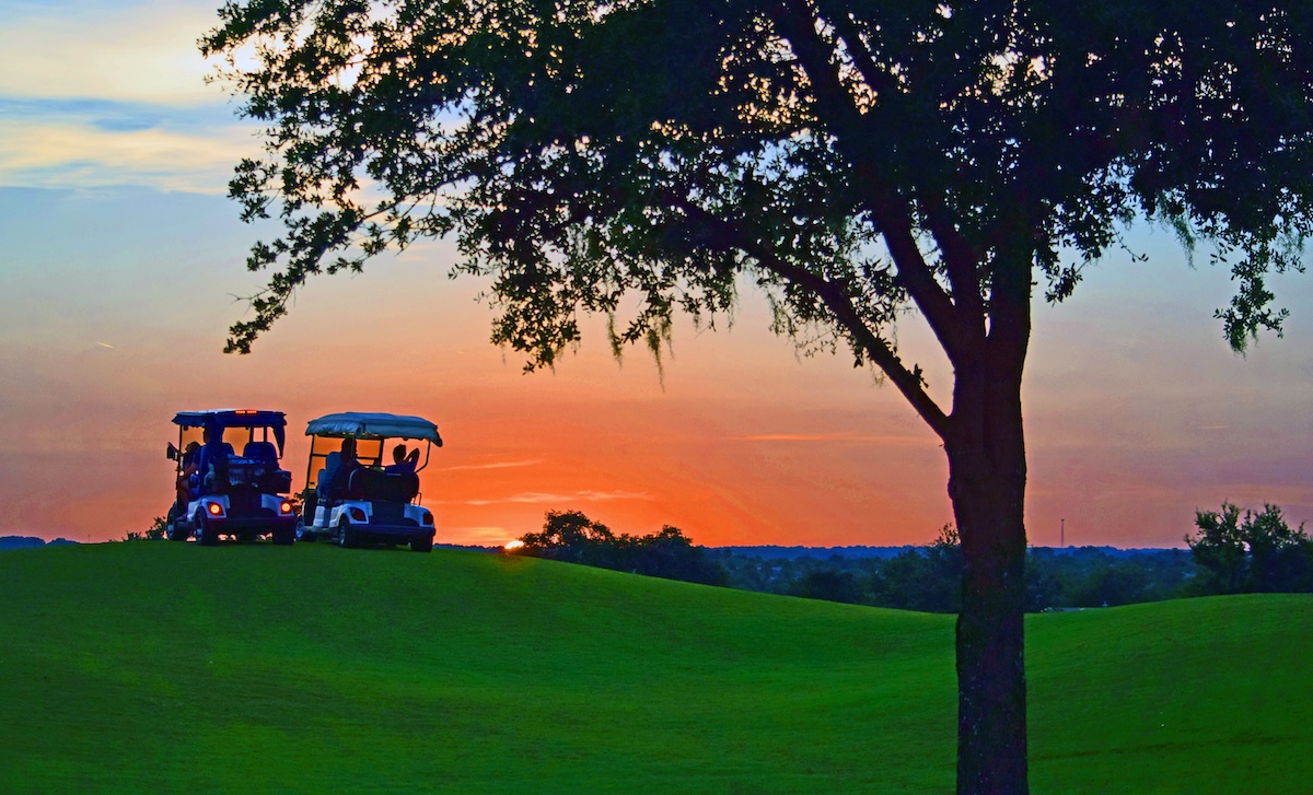 Sunset at Truman Executive Golf Course
