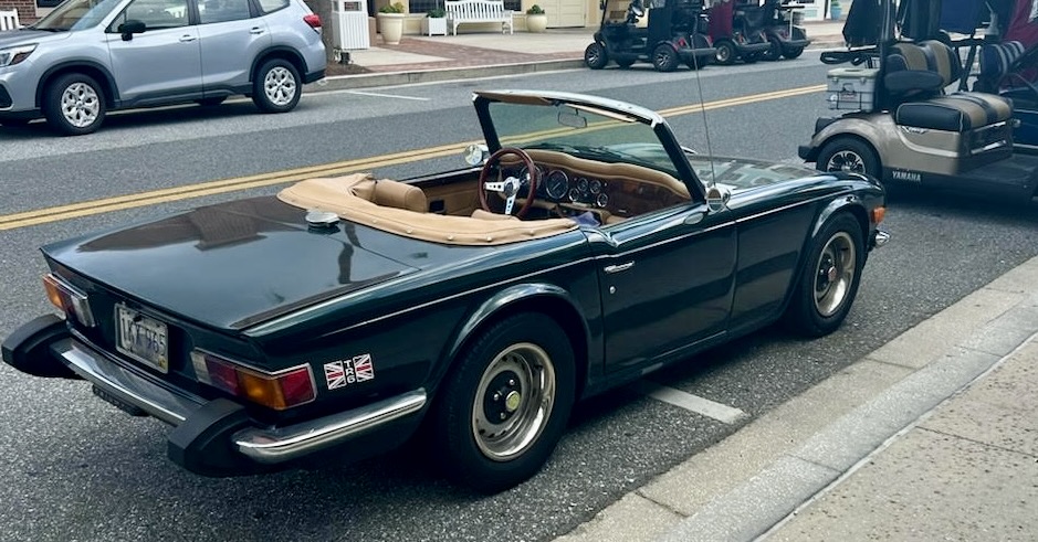 Chic parking job for a chic ride