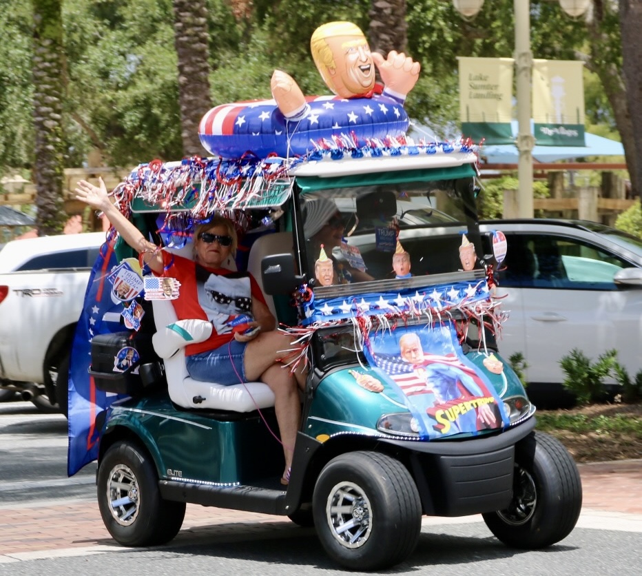 MAGA Club boasts 1,000 golf carts in Trump rally in The Villages