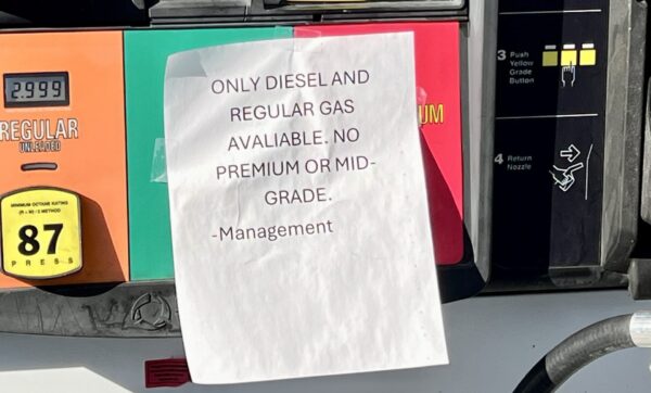 The 7-Eleven on U.S. 301 was limited Sunday in fuel choices in the aftermath of Hurricane Milton