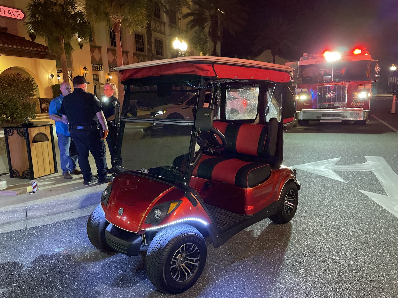 Golf cart driver hits pedestrian at town square in The Villages