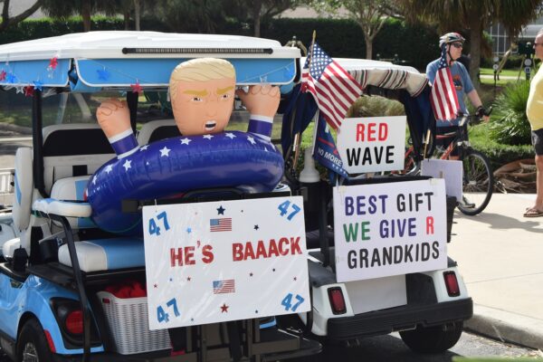 The joy of the parade participants was evident