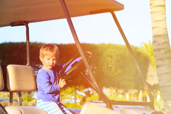 Grandparents should not be tempted to put children at wheel of golf cart