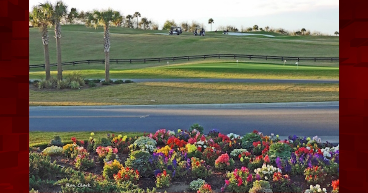 First hole on Volusia Executive Golf Course in The Villages Villages