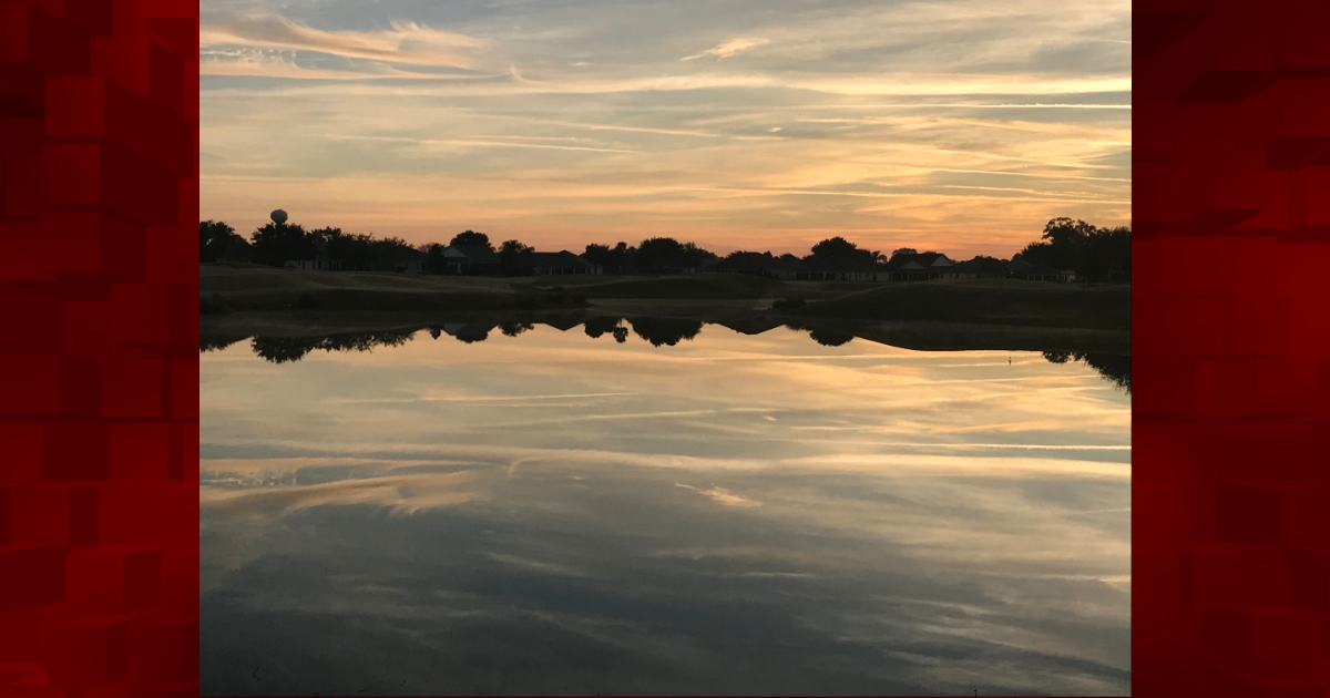 Spectacular Sunrise at Pimlico Golf Course in The Villages, FL